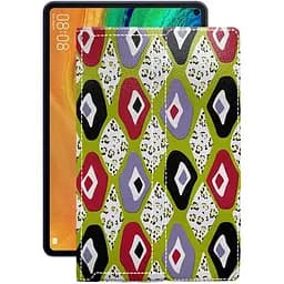 Чехол StatusCASE из экокожи для планшета Huawei MatePad Pro 10.8 Камни-цветные