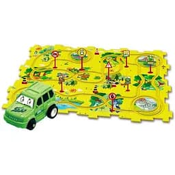 Розвиваюча іграшка-пазл Epik SHT 1103A Dinosaur Park 25 pcs Yellow
