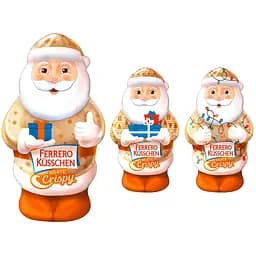 Шоколадная фигурка Ferrero Kusschen Weihnachtsmann White Crispy 72 г