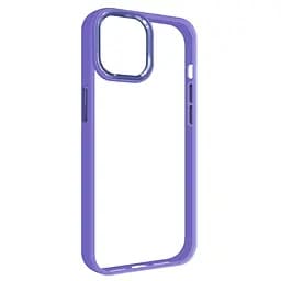 Чехол для Apple iPhone 14, UNIT2, фиолетовый, ударопрочный, прозрачный противоударный чехол-накладка из TPU и поликарбоната (PC), с защитными бортиками, защита всего корпуса от ударов и царапин, ArmorStandart (ARM69942)