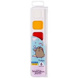Фарби акварельні Yes Pusheen медові 6 кольорів (110273)