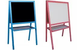 Мольберт двосторонній немагнітний, ВК07, рожевий