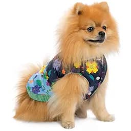 Жилет для собак Pet Fashion Grass S м'ятний з авторським принтом - мініатюра 3
