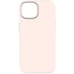 Чохол Silicone посиленого захисту MagSafe Apple iPhone 15 Pro Max Light Pink