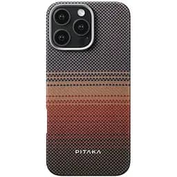 Чехол-накладка Pitaka Tactile Woven Case Sunset для iPhone 16 Pro (KI1601SU)