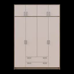 Антресоль Doros Ронді Дуб Артізан/Кашемір 4 ДСП 160х52х41 (80737833) - мініатюра 4