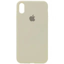 Чохол Silicone Case Full Protective (AA) для Apple iPhone X / XS (5.8) Бежевий / Antique White