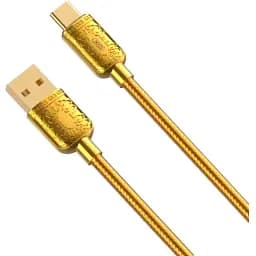 Кабель XO NB216 USB A - USB C 2.4 A 1 м золотистий