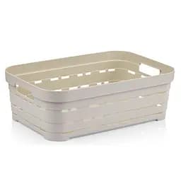 Кошик Idea Home Pyramid без кришки 2.8 л 24x17.5x8 см бежевий (00610 Bej)