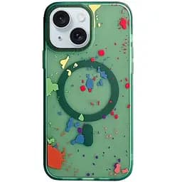 Чохол Epik TPU+PC Flush with MagSafe для Apple iPhone 15, 6.1 Dark green