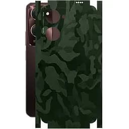 Захисна плівка StatusSKIN для Vivo Y28s Корпус Вініл Камуфляж зелений