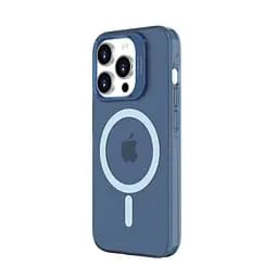 Захисний чохол Vokamo для iPhone 15 Pro з магнітним кільцем блакитний - мініатюра 3