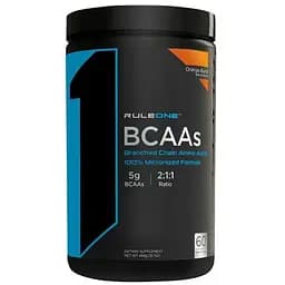 Амінокислота BCAA Rule 1 BCAA, 60 порцій - Апельсин