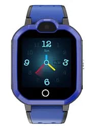Дитячий смарт годинник-телефон Lemfo DH9 з GPS трекером, 4G LTE, SIM-картою, Wi-Fi, HD відеодзвінками, прослуховуванням, кнопкою SOS та IP67 Синій - мініатюра 2