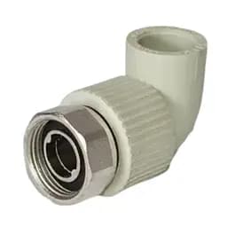 Кутник PPR комбінований з накидною гайкою VITOPlast Ø 20х1/2" 30412 - мініатюра 5