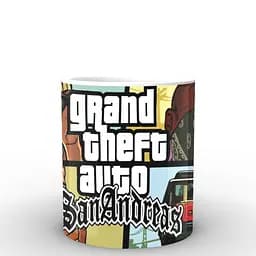 Кружка GeekLand GTA ГТА сан андреас GT.02.07 белая 330 мл белая