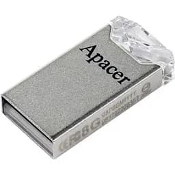 USB флеш накопичувач Apacer 64GB AH111 Crystal USB 2.0 (AP64GAH111CR-1) - мініатюра 2