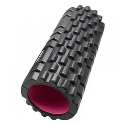 Массажный ролик (роллер) Power System PS-4050 Fitness Foam Roller Black/Pink (33x15см) (4050PI-0)
