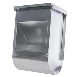 Годівниця для кролів 1 секція 1.2 кг оцинковка 16х13х27 см