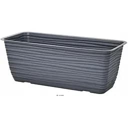 Горщик балконний Form-Plastic Sahara-60 з підставкою 8.84 л антрацит (3190-014)