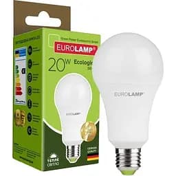 Светодиодная лампа Eurolamp LED Ecological Series, A75, 20W, E27, 3000K (50) (LED-A75-20272(P))