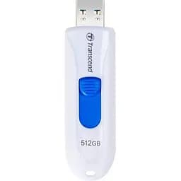 USB флеш накопитель Transcend 512GB JetFlash 790 White USB 3.1 (TS512GJF790W)