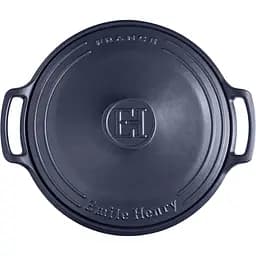 Каструля Emile Henry Sublime з кришкою керамічна 38.5х34х8.5 см 3.2 л синя (664793) - мініатюра 3