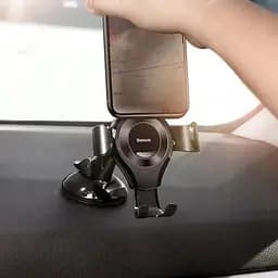 Автотримач Baseus Osculum Type Gravity Car Mount (SUYL-XP01) - мініатюра 9