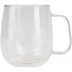 Набір скляних чашок Bergner Coffee & Tea Lovers 400 мл 2 шт. (BG-20116-MM) - мініатюра 2