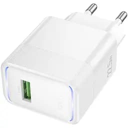 Мережевний зарядний пристрій Hoco CS111A Lounge PD22.5W 1USB-C White - мініатюра 4