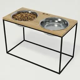 Hollky Base XXL40 — миски на підставці для дуже великих собак (2 × 2,8 л)