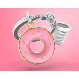 Брелок Metalmorphose Donut with Coffee Cup (8000020593045) - мініатюра 5