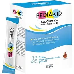 Стіки для росту та зміцнення кісток Pediakid Calcium C+ 14 стіків