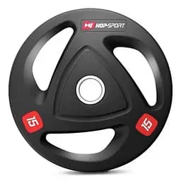 Набір дисків олімпійських Hop-Sport 2 х 15кг - мініатюра 3
