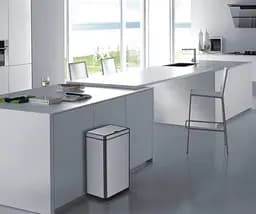 Відро для сміття сенсорне прямокутне Koer TC-020212-02 12 л нержавійка (KR5584)  - мініатюра 3
