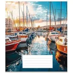 Зошит учнівський "Sunshine vibes" Школярик 036-3319L 36 аркушів Різнокольоровий