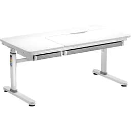 Стол компьютерный 2E CE301K-MECHANIC, регулировка высоты, механика, 54/76х120x60 см, белый