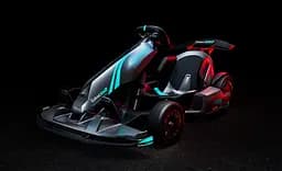 Segway Карт GoKart PRO 2, сіро-блакитний - мініатюра 2