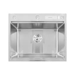 Кухонна мийка Mixxus MH6050-SK Nano-Silver MX1941, Нержавіюча сталь