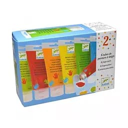 Набор пальчиковых красок Djeco 6 цветов (DJ08860)