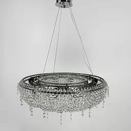 Роскошная хрустальная люстра в 2-х размерах Line.F Диаметр 80см