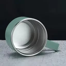Подарунковий набір Vacuum Flask SET вакуумний термос із неіржавкої сталі 3 чашки Матово Зелений - мініатюра 4
