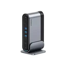 Мультиадаптер хаб Baseus UnionJoy 17-Port Triple-Display Docking Station (B00532304811-00) - мініатюра 3