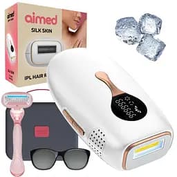 Фотоепілятор AIMED Silk Skin PRO Ice Cooling IPL Intensed Pulse Light колір білий