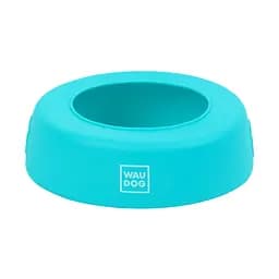 Миска-непроливайка Waudog Silicone 1 л блакитний - мініатюра 4