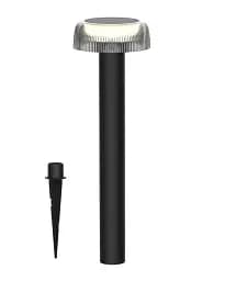 Вуличний світильник на сонячній батареї Zuma Line Bluet LED 1x2.5W 3000K 200Lm IP44 чорний