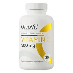 Вітамін C OstroVit Vitamin C 500 mg, 30 таблеток