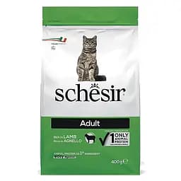 Сухий корм Schesir Cat Adult Lamb 0.4 кг шезир доросле ягня монопротеїнове для котів