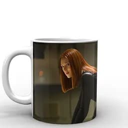 Кухоль GeekLand чорний вдова Black Widow чорний Вдова посмішка BW.02.010.957 330 мл білий - мініатюра 2
