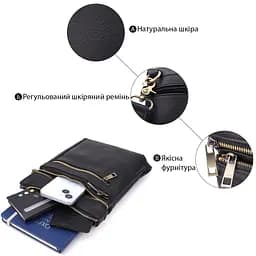 Повсякденна чоловіча сумка з натуральної шкіри Vintage 24х20х3 см sum0027512 - мініатюра 14